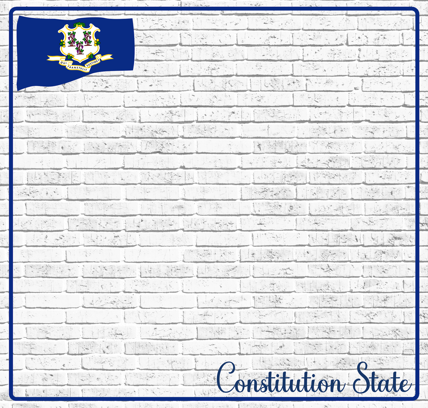 Fifty States Collection Connecticut 12 x 12 Double-Sided Scrapbook Paper by SSC Designs - 15 Pack