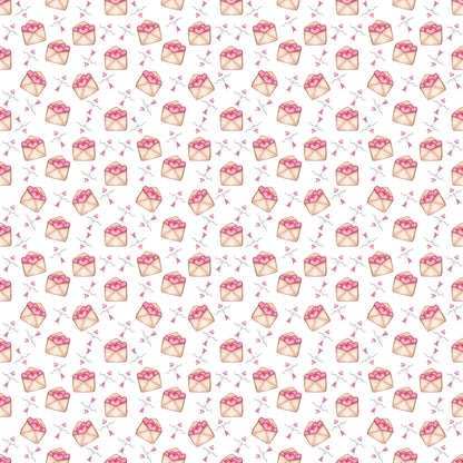 Cupid's Calling Collection Love Notes 12 x 12 Double-Sided Scrapbook Paper by SSC Designs - 15 Pack