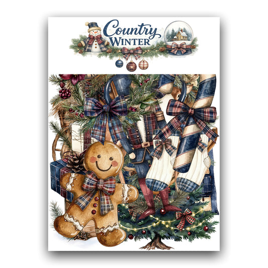 Country Winter Collection Laser Cut Scrapbook Ephemera Embellishments by SSC Designs - 3 Packs