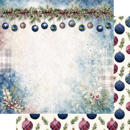 Country Winter Collection Winter Traditions 12 x 12 Double-Sided Scrapbook Paper by SSC Designs - 15 Pack