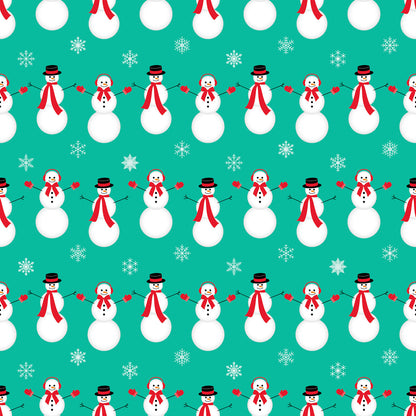 Ugly Christmas Sweater Collection Snowmen 12 x 12 Double-Sided Scrapbook Paper - 15 Pack