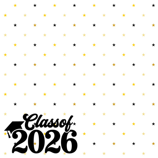 Graduation Collection Class of 2026 12 x 12 Double-Sided Scrapbook Paper - 15 Pack