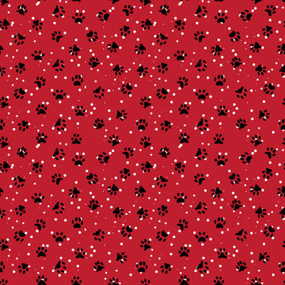 Merry Woofmas Collection Santa Bones 12 x 12 Double-Sided Scrapbook Paper by SSC Designs - 15 Pack
