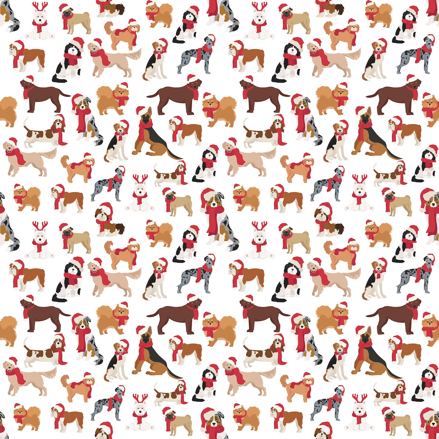 Merry Woofmas Collection Merry Woofmas 12 x 12 Double-Sided Scrapbook Paper by SSC Designs - 15 Pack
