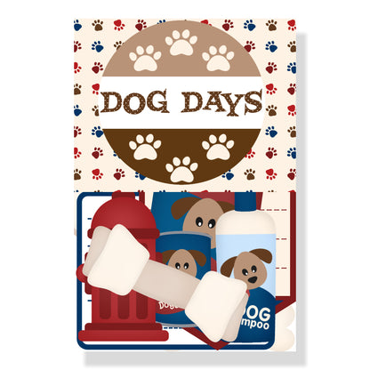 Dog Days Collection 12 x 12 Scrapbook Paper & Embellishment Kit by SSC Designs - 3 Kits