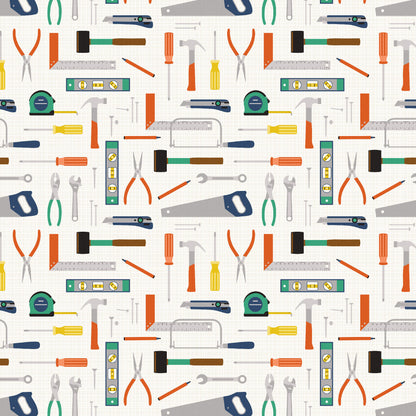 Home Improvement Collection Toolbox Trends 12 x 12 Double-Sided Scrapbook Paper by SSC Designs - 15 Pack