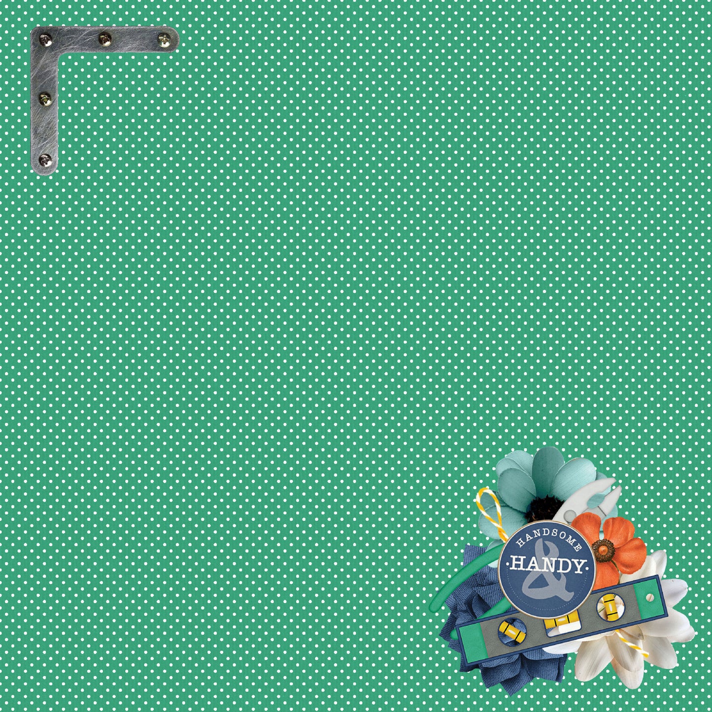 Home Improvement Collection Toolbox Trends 12 x 12 Double-Sided Scrapbook Paper by SSC Designs - 15 Pack