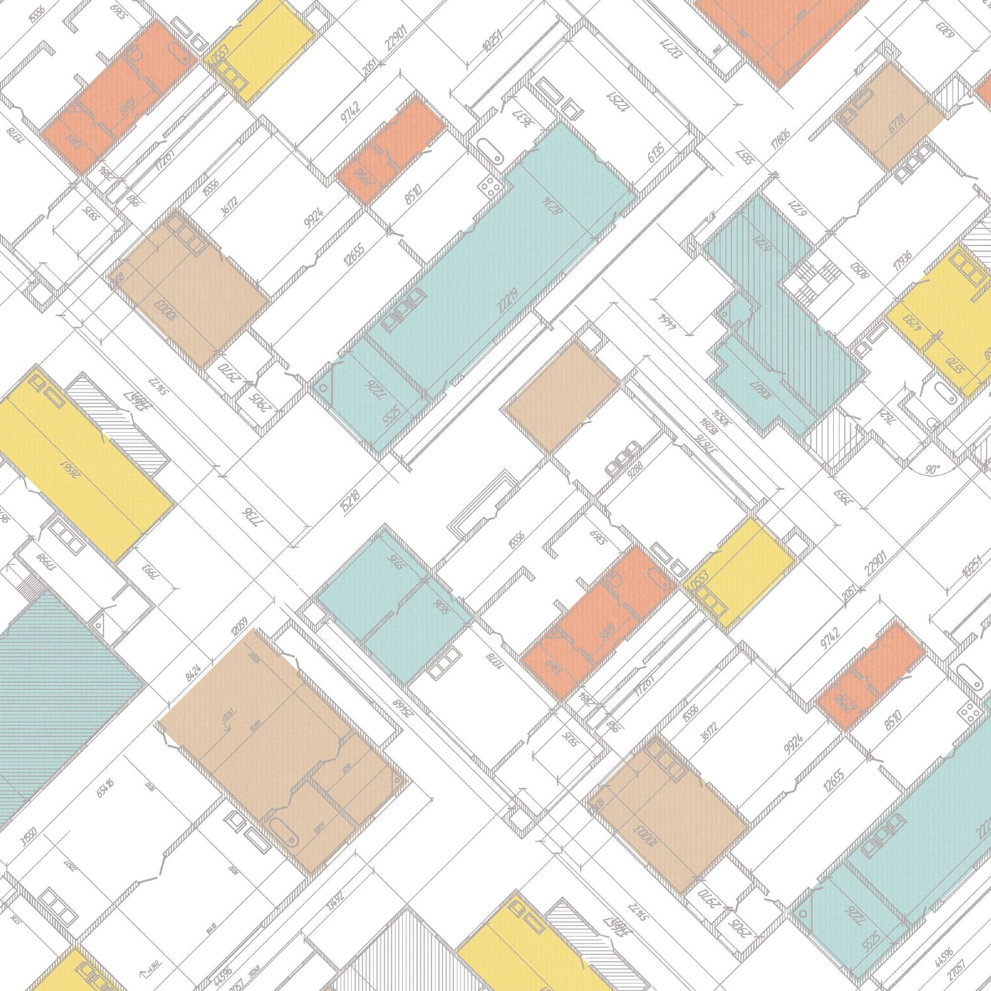 Home Improvement Collection Modern Makeover 12 x 12 Double-Sided Scrapbook Paper by SSC Designs - 15 Pack