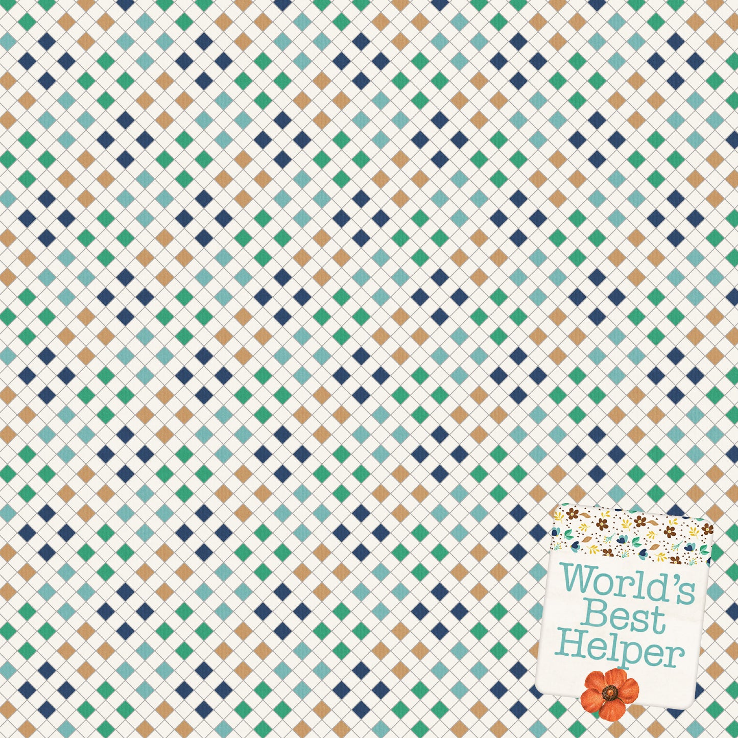 Home Improvement Collection Mrs. Handy 12 x 12 Double-Sided Scrapbook Paper by SSC Designs - 15 Pack