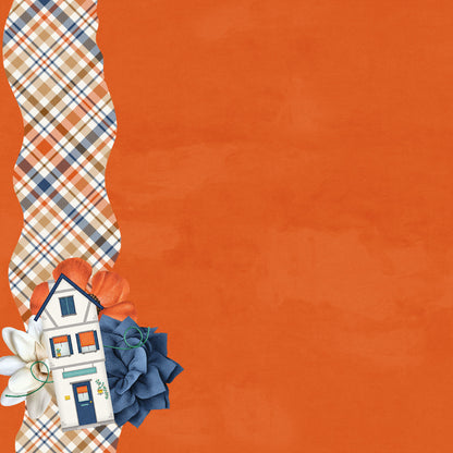 Home Improvement Collection Construction Zone 12 x 12 Double-Sided Scrapbook Paper by SSC Designs - 15 Pack
