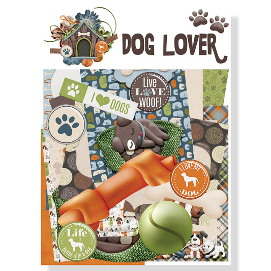 Dog Lover Collection Laser Cut Scrapbook Ephemera Embellishments by SSC Designs - 3 Packs