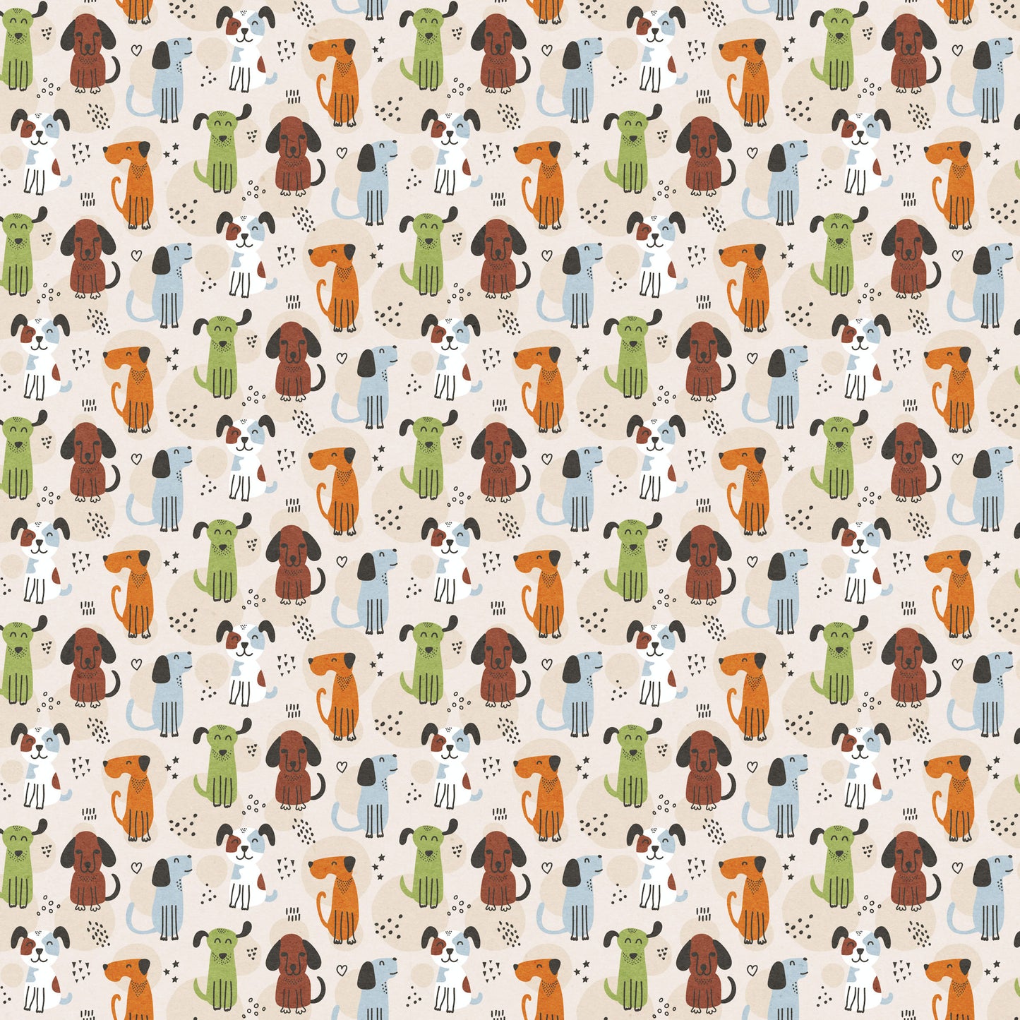 Dog Lover Collection Canine Companions 12 x 12 Double-Sided Scrapbook Paper by SSC Designs - 15 Pack