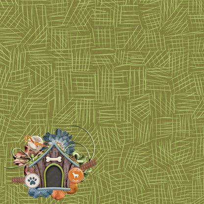 Dog Lover Collection Birthday In The Dog House 12 x 12 Double-Sided Scrapbook Paper by SSC Designs - 15 Pack