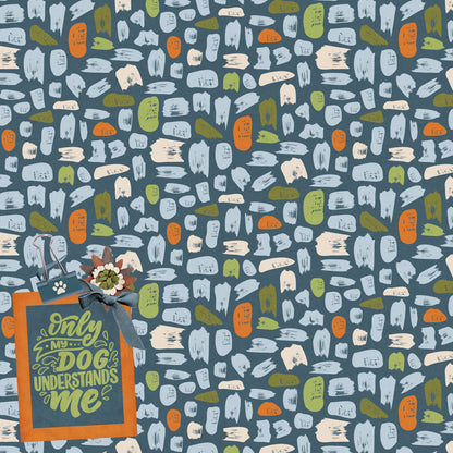 Dog Lover Collection Loyal Companion 12 x 12 Double-Sided Scrapbook Paper by SSC Designs - 15 Pack