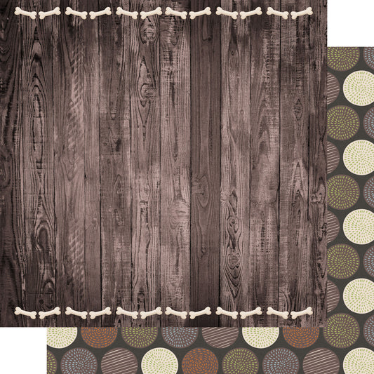 Dog Lover Collection Sit, Stay, Smile 12 x 12 Double-Sided Scrapbook Paper by SSC Designs - 15 Pack