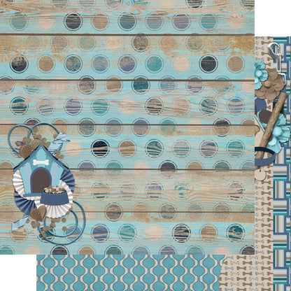 Dog Mom Collection In The Dog House 12 x 12 Double-Sided Scrapbook Paper by SSC Designs - 15 Pack