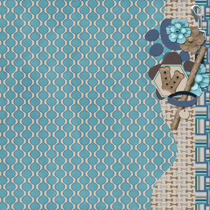 Dog Mom Collection In The Dog House 12 x 12 Double-Sided Scrapbook Paper by SSC Designs - 15 Pack