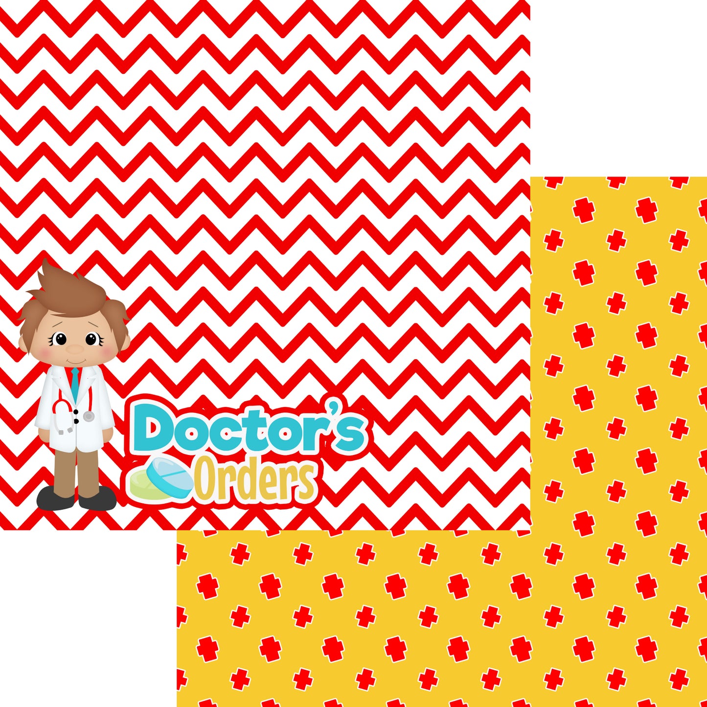 Doctor's Orders 12 x 12 Scrapbook Collection Kit by SSC Designs - 3 Kits