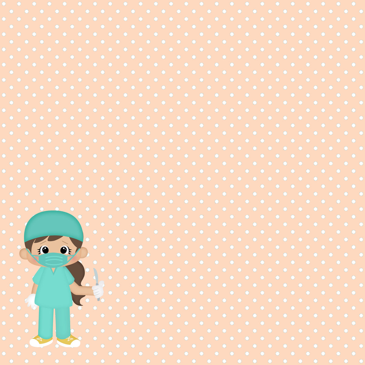 Doctor's Orders Collection Help Me Heal 12 x 12 Double-Sided Scrapbook Paper by SSC Designs
