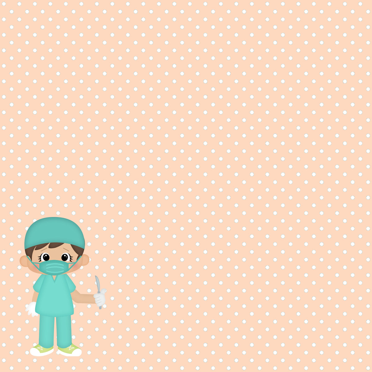 Doctor's Orders Collection Help Me Heal 12 x 12 Double-Sided Scrapbook Paper by SSC Designs