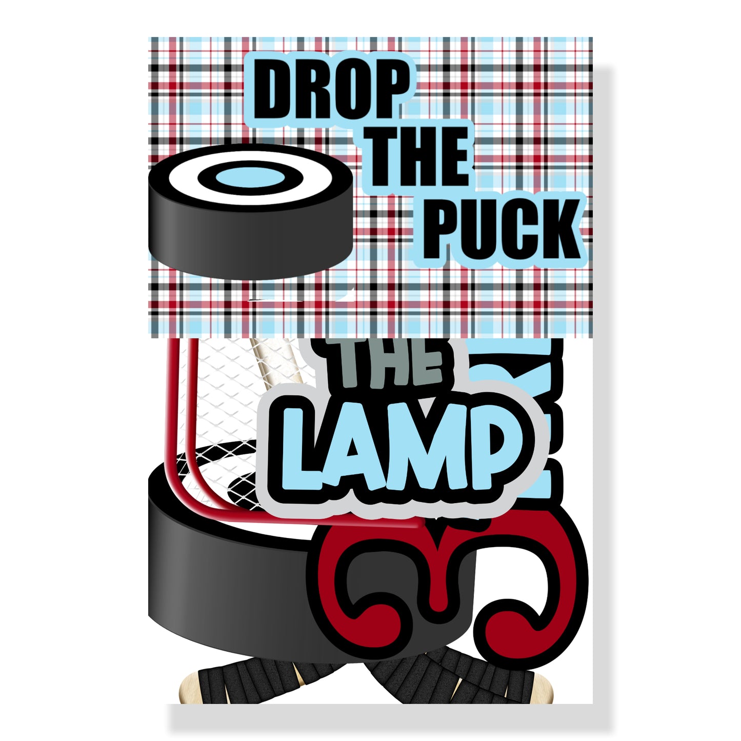 Drop The Puck 12 x 12 Scrapbook Paper Pack & Embellishment Kit - 3 Kits