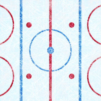 Drop The Puck Collection Center Ice 12 x 12 Double-Sided Scrapbook Paper - 15 Pack
