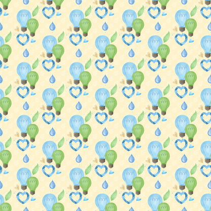 Earth Day Collection Earth Day Love 12 x 12 Double-Sided Scrapbook Paper by SSC Designs - 15 Pack