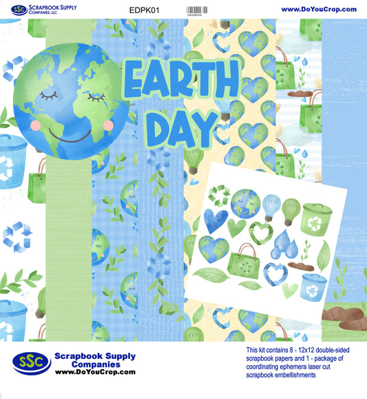 Earth Day 12 x 12 Scrapbook Collection Kit by SSC Designs - 3 Kits