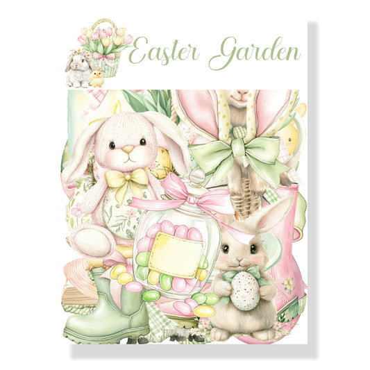 Easter Garden Collection Laser Cut Scrapbook Ephemera Embellishments by SSC Designs - 3 Packs