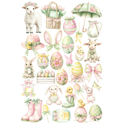 Easter Garden Collection Laser Cut Scrapbook Ephemera Embellishments by SSC Designs - 3 Packs