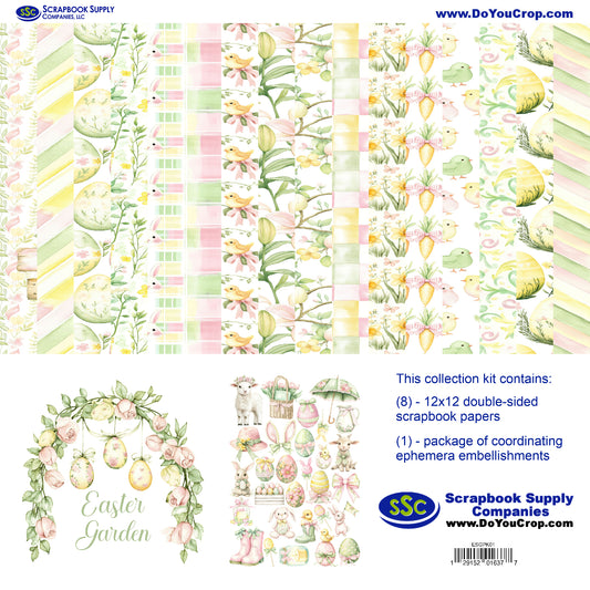 Easter Garden 12 x 12 Scrapbook Paper & Embellishment Kit by SSC Designs - 3 Kits