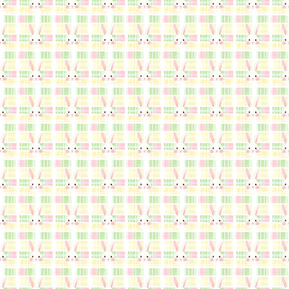 Easter Garden Collection Bunny Trails 12 x 12 Double-Sided Scrapbook Paper by SSC Designs - 15 Pack