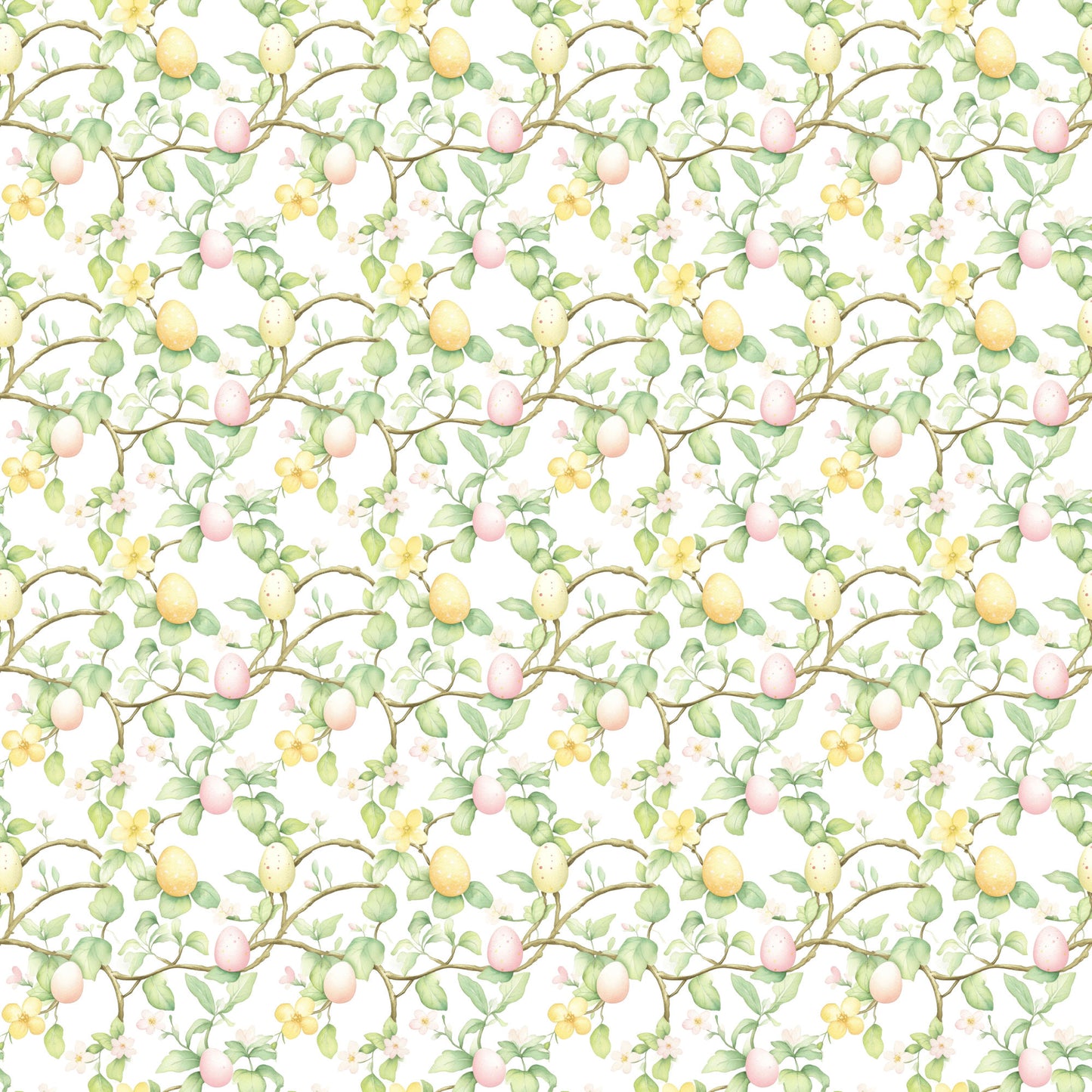 Easter Garden Collection Springtime Wishes 12 x 12 Double-Sided Scrapbook Paper by SSC Designs - 15 Pack