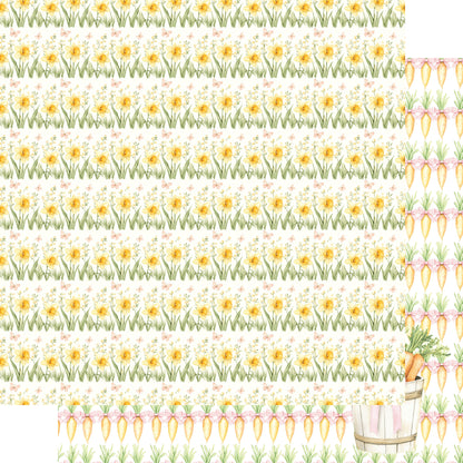 Easter Garden Collection Garden Gathering 12 x 12 Double-Sided Scrapbook Paper by SSC Designs - 15 Pack