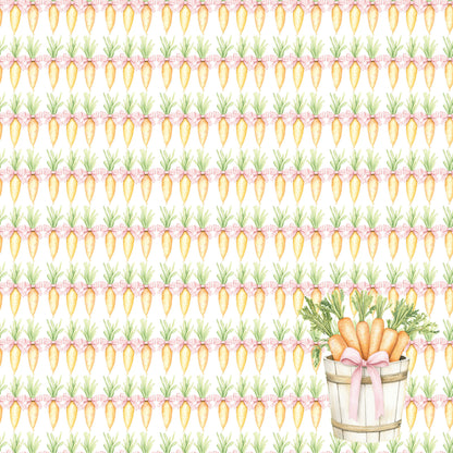 Easter Garden Collection Garden Gathering 12 x 12 Double-Sided Scrapbook Paper by SSC Designs - 15 Pack