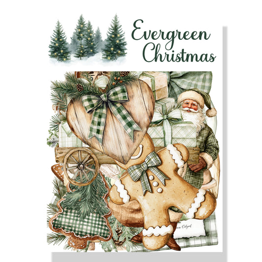 Evergreen Christmas Collection Laser Cut Scrapbook Ephemera Embellishments by SSC Designs - 3 Packs
