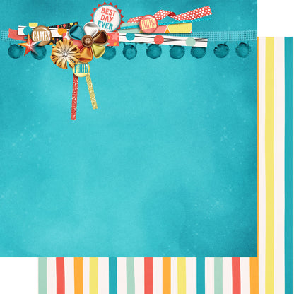 Fun At The Fair 12 x 12 Scrapbook Paper & Embellishment Kit by SSC Designs - 3 Kits