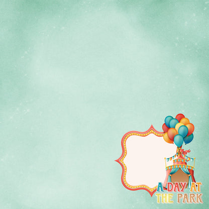 Fun At The Fair Collection Ticket to Ride 12 x 12 Double-Sided Scrapbook Paper by SSC Designs - 15 Pack
