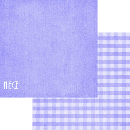 Family Collection Niece 12 x 12 Double-Sided Scrapbook Paper by SSC Designs - 15 Pack