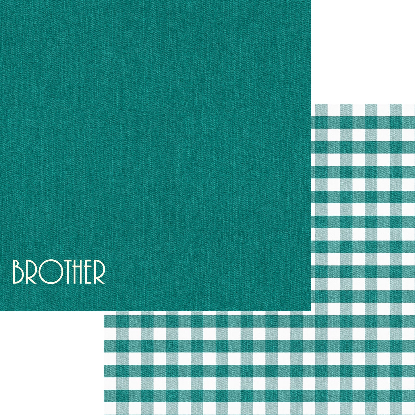 Family Collection Brother 12 x 12 Double-Sided Scrapbook Paper by SSC Designs - 15 Pack