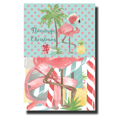 Flamingo Christmas 12 x 12 Scrapbook Paper Pack & Embellishment Kit - 3 Kits