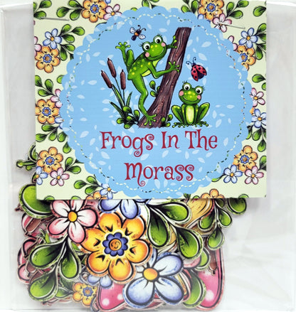 Phantasia Design's Frogs In The Morass 12 x 12 Scrapbook Paper Pack & Embellishment Kit - 3 Kits