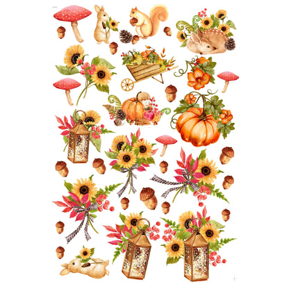 Favorite Fall Collection Laser Cut Ephemera Embellishments by SSC Designs - 3 Packs