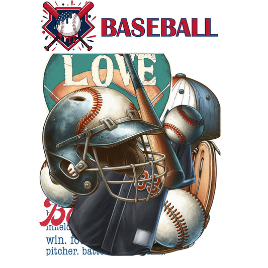Go Big Sports Collection Baseball Laser Cut Scrapbook Ephemera Embellishments by SSC Designs - 3 Packs