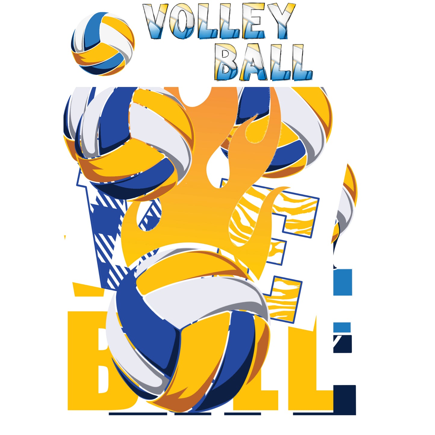 Go Big Sports Collection Volleyball Laser Cut Scrapbook Ephemera Embellishments by SSC Designs - 3 Packs