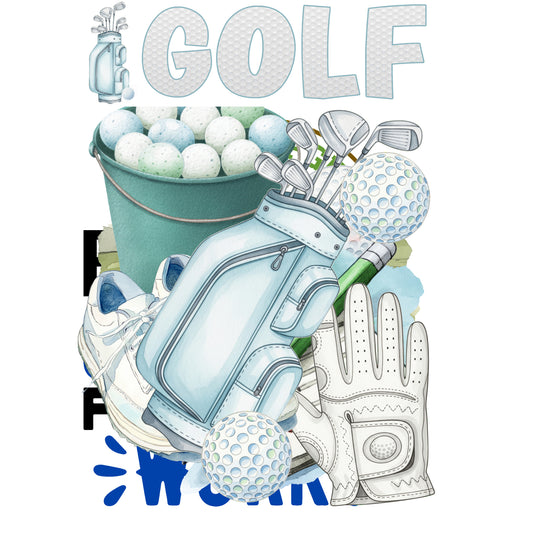 Go Big Sports Collection Golf Laser Cut Scrapbook Ephemera Embellishments by SSC Designs - 3 Packs