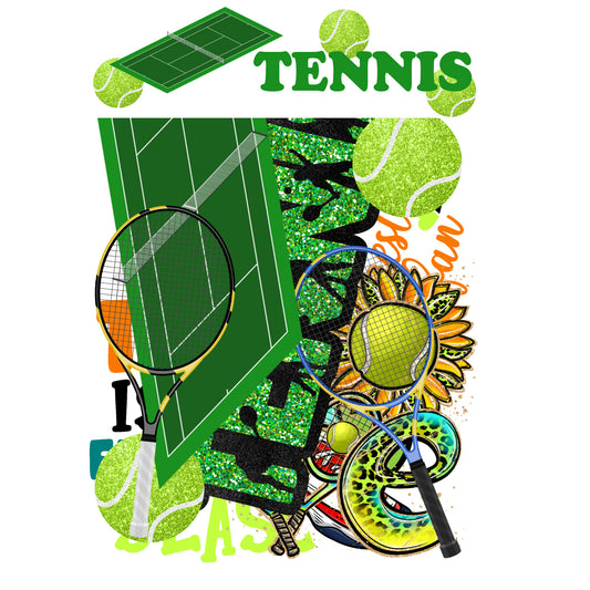 Go Big Sports Collection Tennis Laser Cut Scrapbook Ephemera Embellishments by SSC Designs - 3 Packs