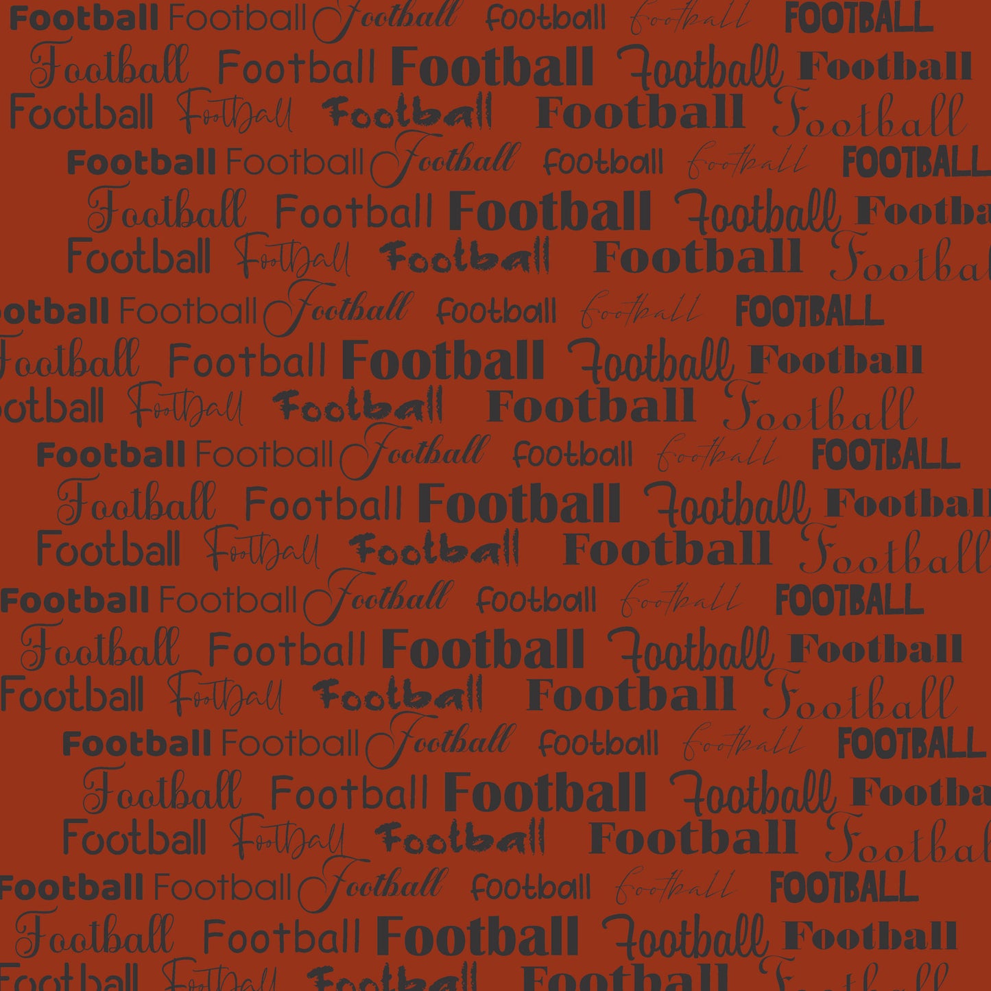 Go Big Sports Collection Football 12 x 12 Double-Sided Scrapbook Paper by SSC Designs - 15 Pack