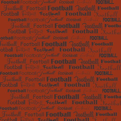 Go Big Sports Collection Football 12 x 12 Double-Sided Scrapbook Paper by SSC Designs - 15 Pack