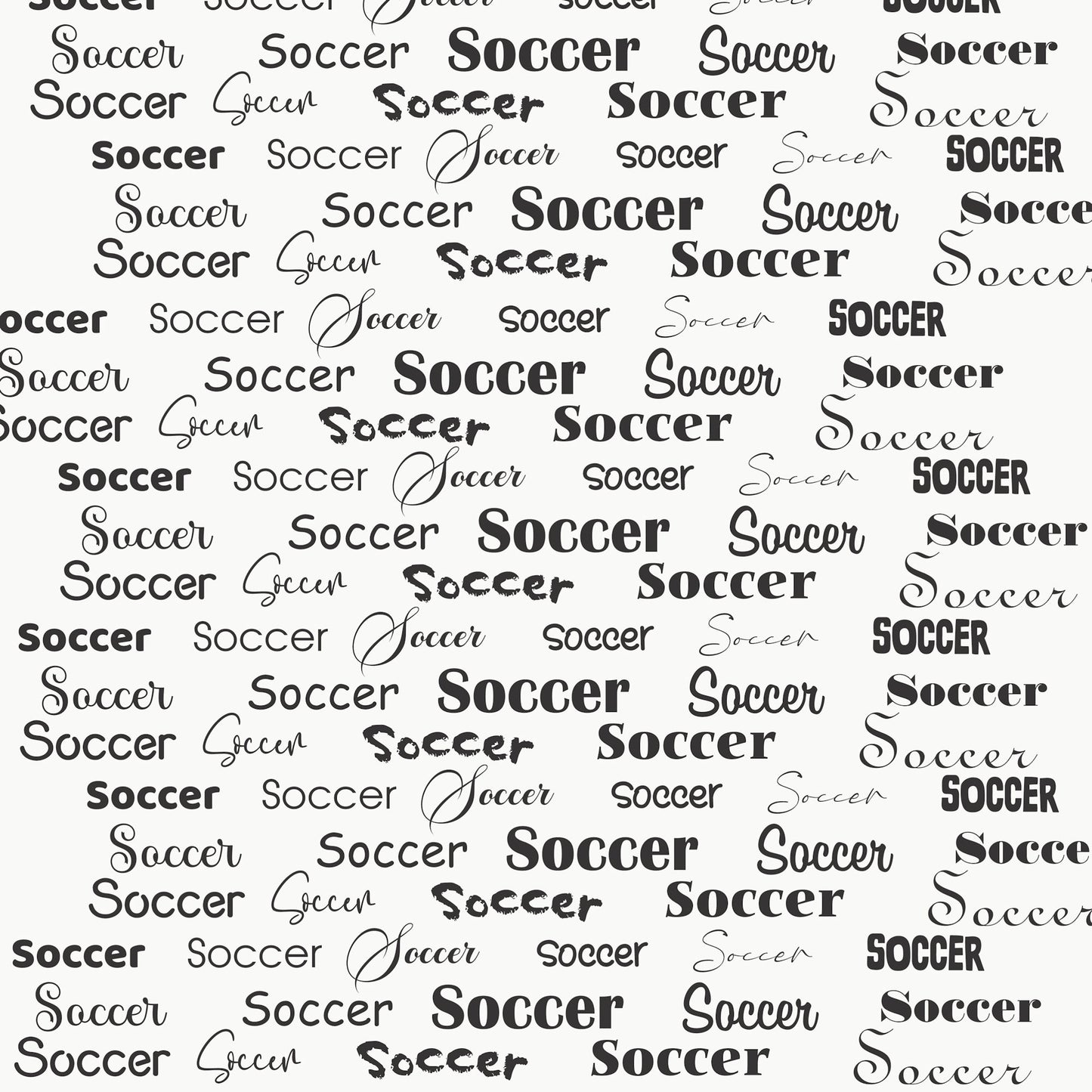 Go Big Sports Collection Soccer 12 x 12 Double-Sided Scrapbook Paper by SSC Designs - 15 Pack